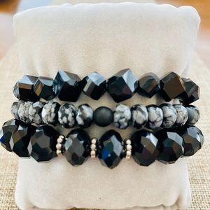 Custom Stacking Stretch Gem Bracelets